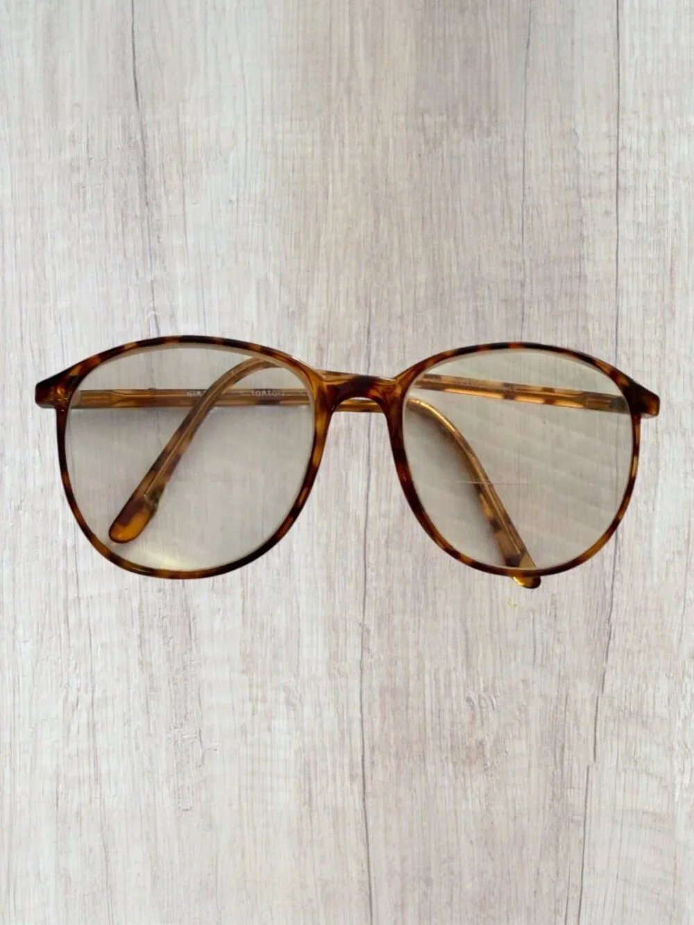 Vintage Girard 90s 5966 Tortoise Eyeglass Frames France 53-17-135 Retro